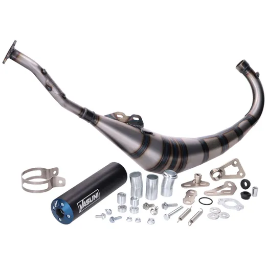 exhaust Yasuni R2 MAX PRO blue for Aprilia RS 50, Yamaha MBK TZR 50, Rieju RS2, RS3 Naked, Pro Minarelli AM6 YA915TA exhaust Yasuni R2 MAX PRO blue for Aprilia RS 50, Yamaha MBK TZR 50, Rieju RS2, RS3 Naked, Pro Minarelli AM6 YA915TA