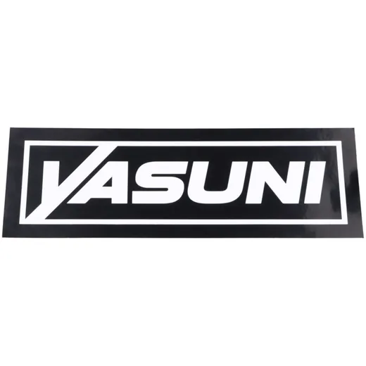 silencer sticker YASUNI 170x60mm YAZ-STICKER5