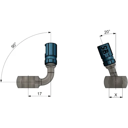 Ringfitting Vario TYP039 10 mm 90+20 SL IN