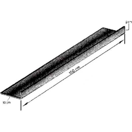 Repair Plate L-Profile Galvanized 150X100X20 0.7