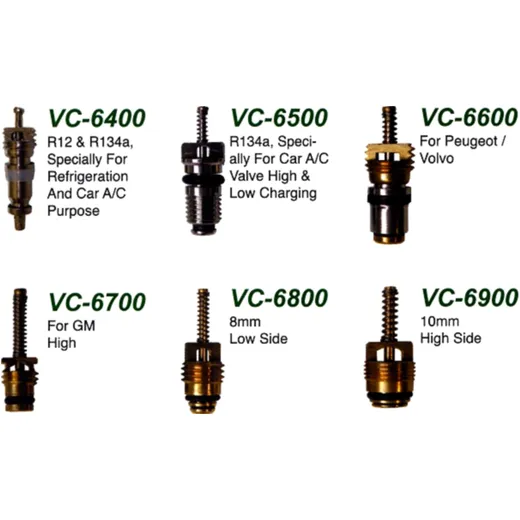 Valve Core Insert Kit 6-Piece for Various Vehicles_0