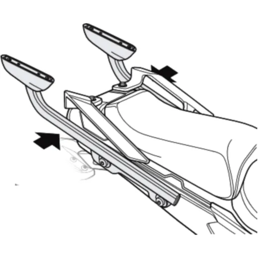 Topcaseträger für Motorräder Shad_1