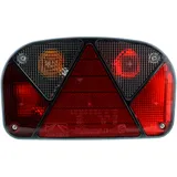 Right rear light with license plate lamp and reverse light for trailer