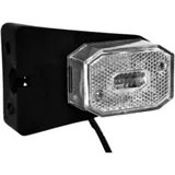 Positionsleuchte für Anhänger weiß LED M 0.5 Meter + Halter