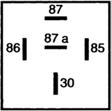 Wechslerrelais 12V 40A 4RD933332371 Wechslerrelais 12V 40A 4RD933332371