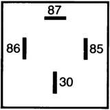 Hella open relay 4-pole 12v