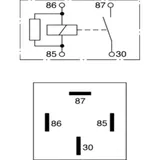 Relay horn 12v 30a