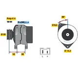 Alternator Replacement Part for Renault Twingo