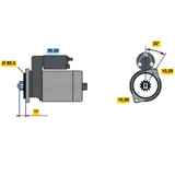STARTER MOTOR 0969