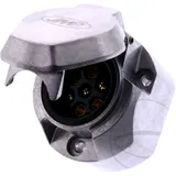 Steckdose 7-polig 12V Aluminium für Anhänger