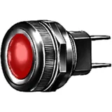 Hella Red Indicator Lamp with Flat Connector 12-24V