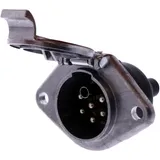 7 Pin Socket 24V Aluminium with Contact Sleeve for Motorcycles