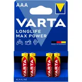 VARTA Longlife Max Power AAA Batterie - 4er Blister