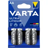 VARTA Ultra Lithium AA Batterien 4er Blister