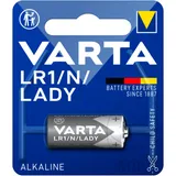 Gerätebatterie Alkaline Lady LR1 Varta 1er Blister