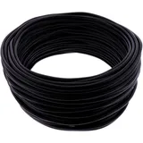 Kabel H03VV-f 2X0.75 schwarz 50 Meter JMP