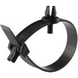 Cable Tie Kit with Expansion Rivet 9x160 mm Black