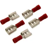 Flachsteckhülse isoliert 0.5-1.5 mm² 8 mm JMP Pack 5 Stück