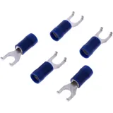 Gabel-Kabelschuh 4.3 mm blau für Motorräder