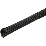 Geflechtschlauch schwarz 10x15 für Motorräder