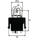 Xenon-Lampe X1 12/24V für Motorräder