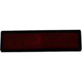 Rectangular Red Reflector Self-Adhesive