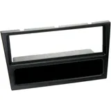 Radioblende 1-DIN schwarz mit Ablagefach für Opel, Renault, Subaru und Suzuki