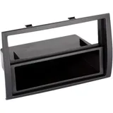 Radioblende 2-DIN schwarz mit Ablagefach für Citroen/Fiat/Peugeot