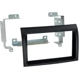 2-DIN Radio Fitting Black for Citroen, Fiat and Peugeot
