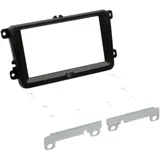 2-DIN Radio Bezel for Seat/Skoda/VW black
