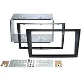 2-DIN Radio fascia black for Opel/Renault/Subaru/Suzuki