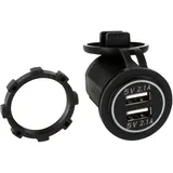 Double USB Socket for Installation 12V/24V 2x 2.1A