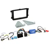 2-DIN Radio Kit for Seat/Skoda/VW Black