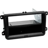 Radioblende 2-DIN schwarz mit Fach für Seat/Skoda/VW