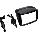 2-DIN Radio Frame for Fiat Doblo and Opel Combo Black