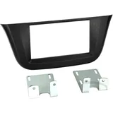 2-DIN Radioblende schwarz für Iveco Daily