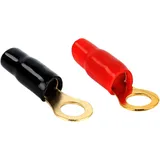 RING CONNECTOR 20.0 M6 1 RED / 1 BLACK for ACV