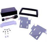 2-DIN Radioblende schwarz mit INBAY® Ablagefach für Citroen/Fiat/Opel/Peugeot