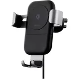 QI Car Mount by DELTACO for Ventilation Grills with Wireless Fast Charging