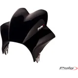 Screen PUIG black for: Honda CB, CBF, NTV, Triumph Bonneville, Thruxton, Thunderbird
