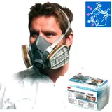 3M™ Halbmasken-Set 6000 A2/P3 für Lackierarbeiten