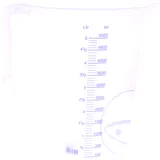 5L Plastic Measuring Jug with Blue Scale