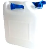 Wasserkanister weiß 12L mit Auslaufrohr