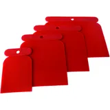 4-Piece Plastic Spatula Set for Motorcycle Maintenance