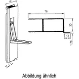 Aluverschluss für Bordwände links 400 mm mit Anschlag