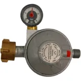 Caravanregler mit Manometer 30 mbar 0,8 kg/h
