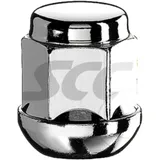 Wheel Nut M12 x 1.5 Ball Seat 19 mm Silver for Motorcycles