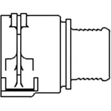 COUPLINGS VDA 0GR 4 PIECE NW32 for Cooling Hose Repair