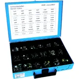 SCHLAUCHSCHELLEN ASSORTMENT BLACK 8607 for Motorcycles