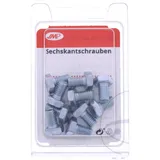 Galvanized Hexagon Bolt 8.8 M6x10 Package 10 Pcs